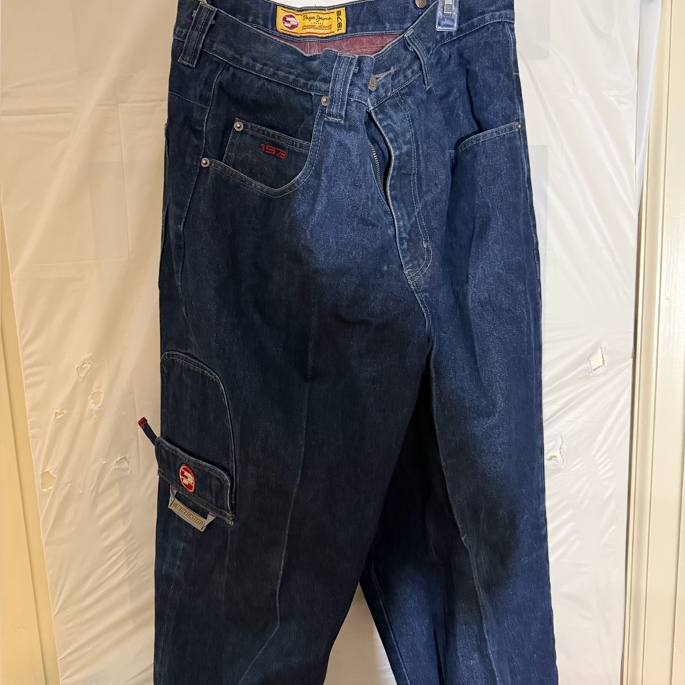 Pepe Blue Denim Carpenter Jeans
